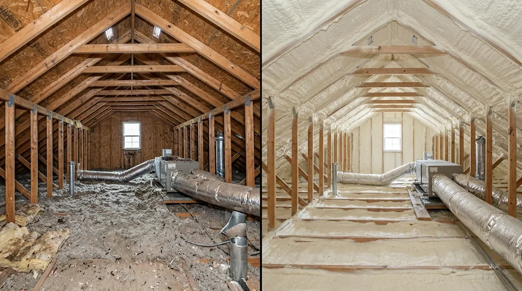 Result spray foam insulation in Fayetteville - Fayetteville Spray Foam Insulation
