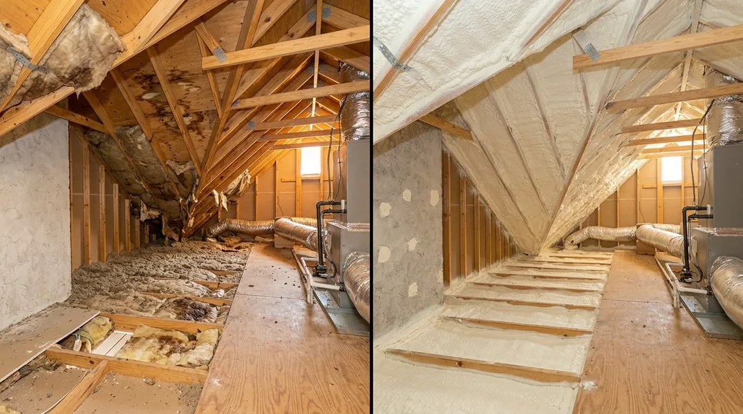 Result spray foam insulation in Fayetteville - Fayetteville Spray Foam Insulation