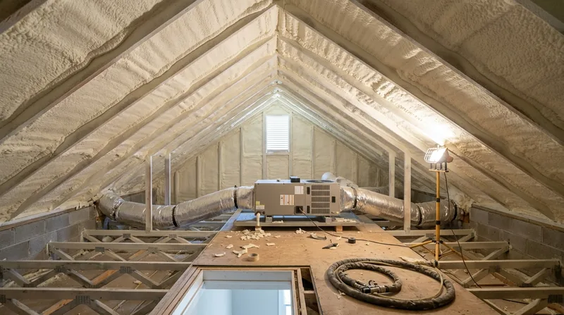 Attic Spray Foam Insulation Fayetteville
