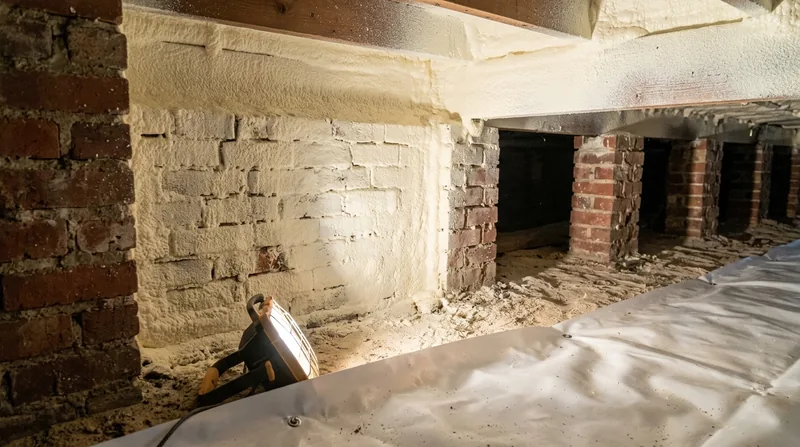 Crawl Space Spray Foam Insulation Fayetteville