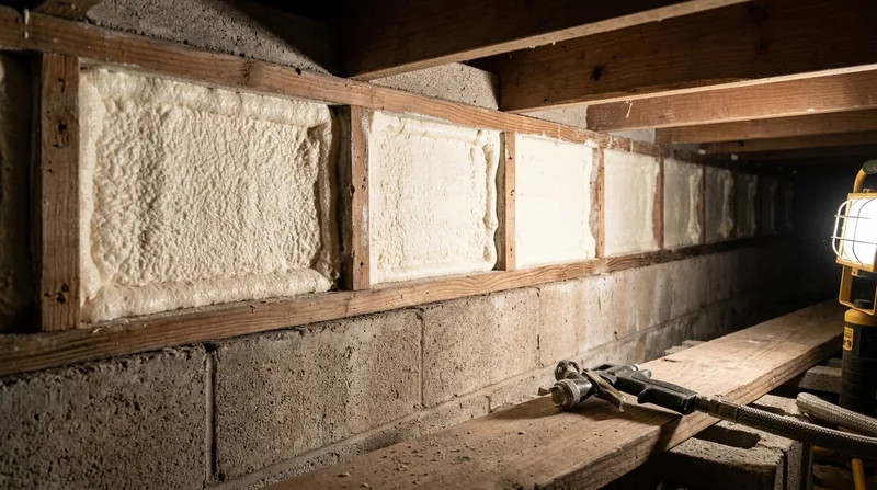 Rim Joist & Band Joist Spray Foam Fayetteville