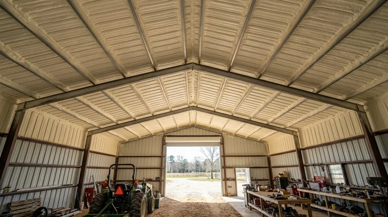 Metal Building & Barndominium Spray Foam Fayetteville